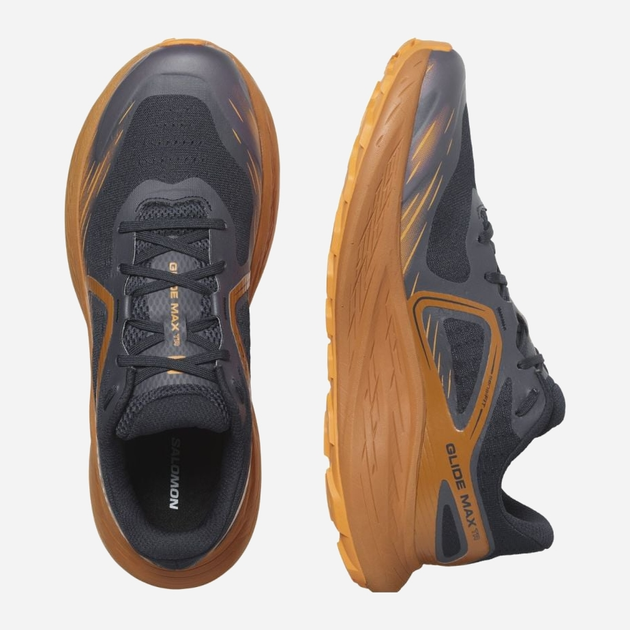 Чоловічі кросівки для бігу Salomon Glide Max Tr 471204 45.5 (11US) 29 см Коричневий/Темно-сірий (195751256216) - зображення 2