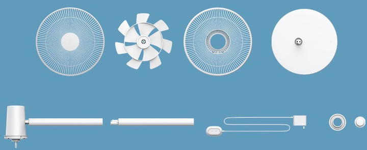 Wentylator Xiaomi Smart Standing Fan 2 Pro EU (6934177775376) - obraz 7