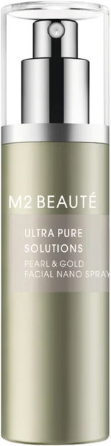 Mist do twarzy M2 Beauté Ultra Pure Solutions Pearl & Gold Facial Nano Spray 75 ml (4260180210514) - obraz 1