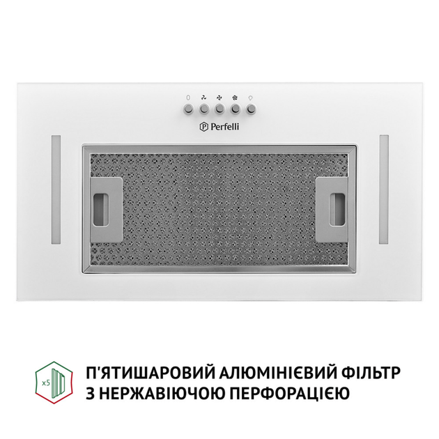 Вытяжка полновстраиваемая Perfelli BI 5684 WH 1000 LED - изображение 4