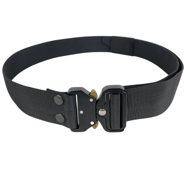 Ремінь тактичний Tactical Belt 150х4 см Чорний - зображення 1