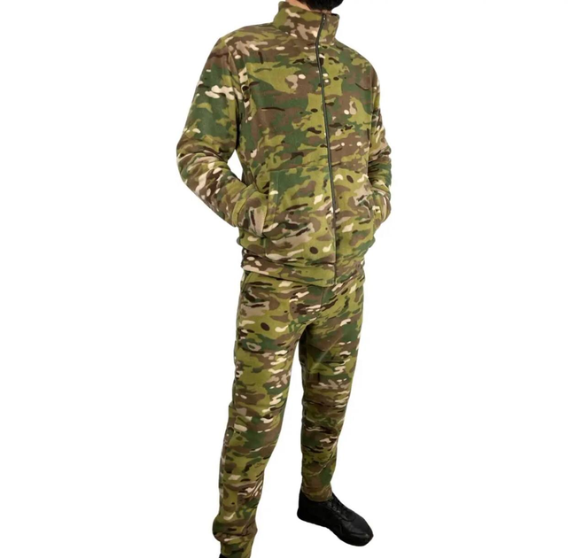 Тактичний флісовий костюм Розмір 52/54 Мультикам - зображення 1