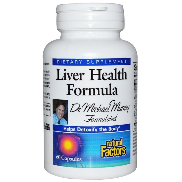 Поддержка печени, Liver Health, Natural Factors, 60 капсул (NFS-03546) - изображение 1