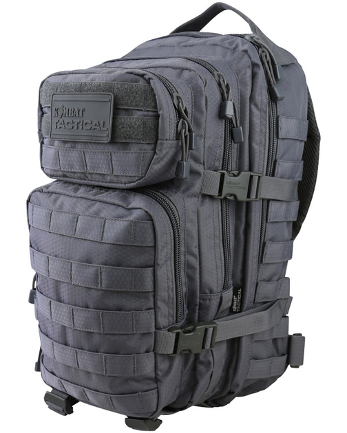 Рюкзак KOMBAT UK Hex-Stop Small Molle Assault Pack, сірий, 28л - зображення 1