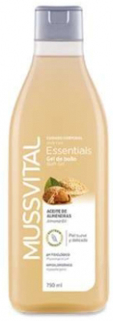 Żel do kąpieli Mussvital Essentials Almond Oil Bath Gel 750 ml (8430442006865) - obraz 1
