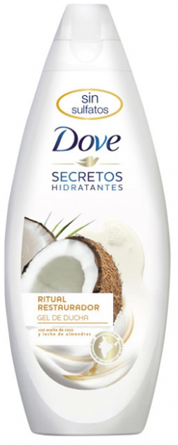 Гель для душу Dove Nourishing Secrets Body Wash Coconut Oil And Milk Almonds 500 мл (8710908882661) - зображення 1