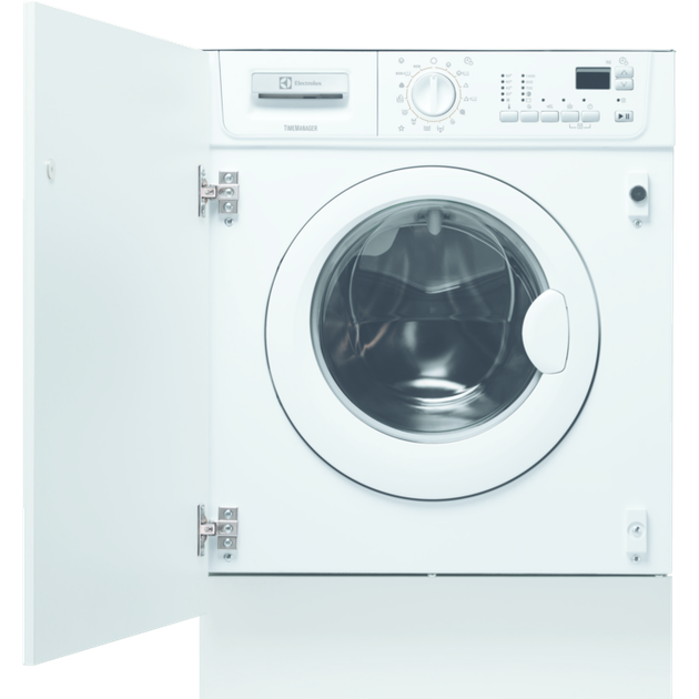Стиральная машина Electrolux встраиваемая фронтальная, 8кг, 1400, A+++, 55см, дисплей, пар, инвертор, белый (EW7N7F348SUI) - изображение 2