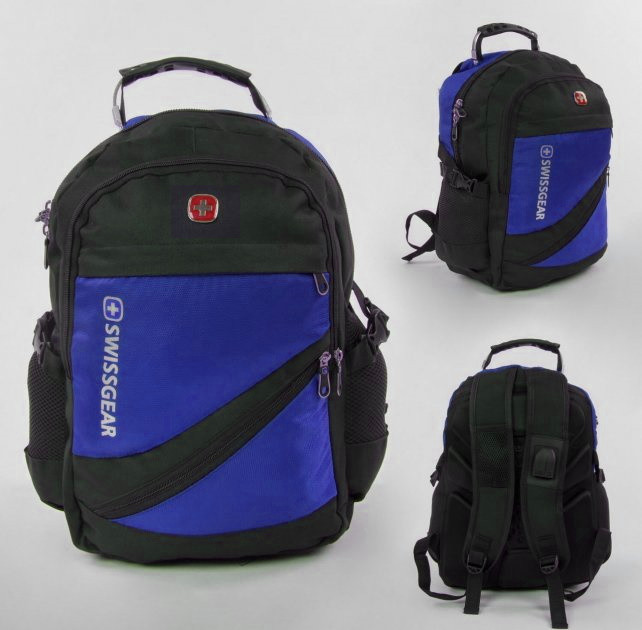 Городской эргономичный рюкзак SwissGear 8810 с USB и AUX на 33л ...