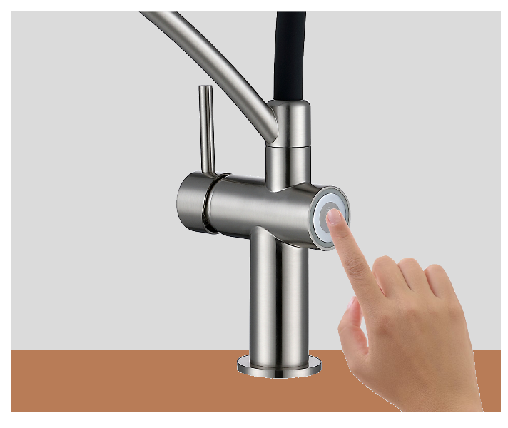 Кухонний змішувач Fabiano FKMS 60 Inox 8232.403.0757 - зображення 2