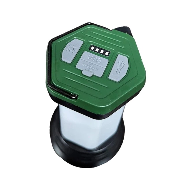 Світлодіодний ручний ліхтар Camping Lamp B36 зелений 400 лм з функцією Powerbank - зображення 3
