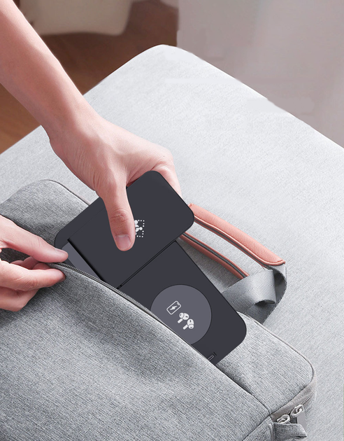 Бездротовий зарядний пристрій Vineedx B-19 Wireless Charger 4-in-1 15W - зображення 8