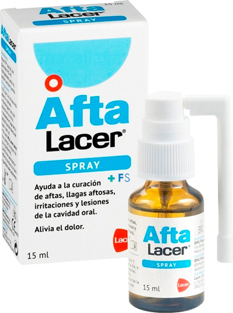 Спрей Lacer Aftalacer для очищення зубних протезів 15 мл (8470001631831) - зображення 1