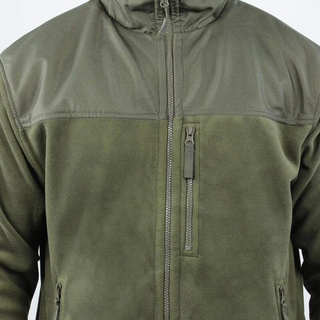 Тактична флісова куртка Condor ALPHA Mirco Fleece Jacket 601 X-Large, Олива (Olive) - зображення 2
