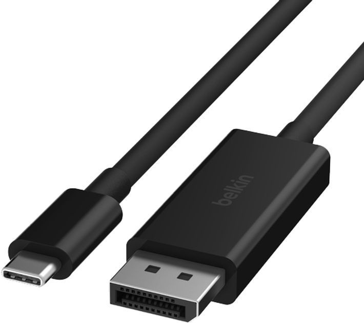 Кабель Belkin USB-C к DisplayPort 1.4, 2 м (AVC014BT2MBK) - зображення 2