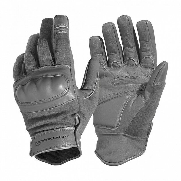 Тактические перчатки стойкие к пламени Pentagon Storm Gloves P20021 Medium, Wolf-Grey (Сірий) - изображение 1