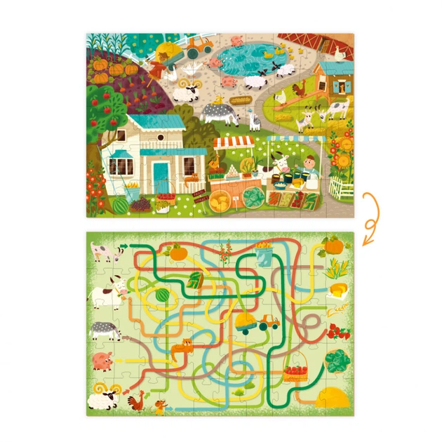 Дитячий розвиваючий пазл і гра "Обсерваційний. Сільські пригоди" Mon Puzzle 200111 - изображение 3