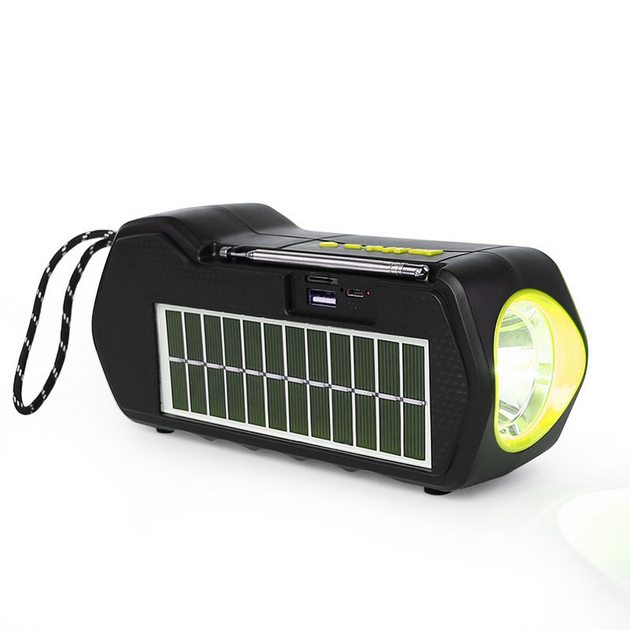 Радіоприймач 3в1 CL-823, з сонячною панеллю, ліхтарем, МР3-плеєром, Bluetooth, PowerBank, TF та FM,SW,AM - Фото 5 Радіоприймач 3в1 CL-823, з сонячною панеллю, ліхтарем, МР3-плеєром, Bluetooth, PowerBank, TF та FM,SW,AM - зображення 5