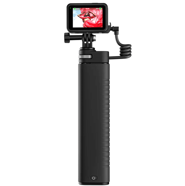 Монопод із аккумулятором TELESIN Rechargeable Selfie Stick для екшн-камер та смартфонів 10000mAh (TE-CSS-001) - зображення 2