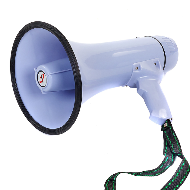 Ручной громкоговоритель мегафон (рупор) Yaochen 30W лиловый 20B-A с ...