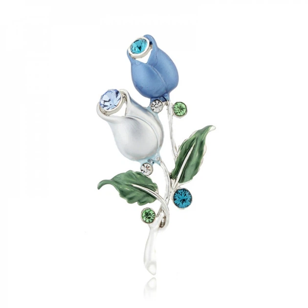 Брошь женская BROCHE бижутерия Цветы Торжество синяя BRSF111197 - Фото 1 Брошь женская BROCHE бижутерия Цветы Торжество синяя BRSF111197 - изображение 1