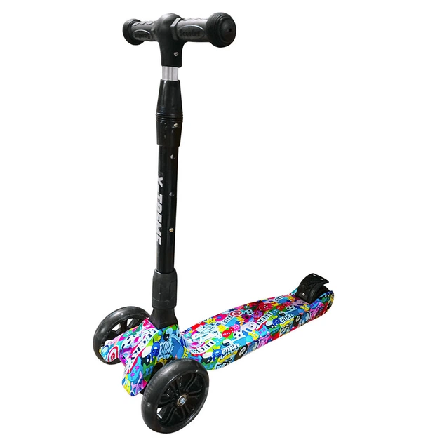 Детский самокат X-TREME KS-229WF RACE черный - Фото 1 Детский самокат X-TREME KS-229WF RACE черный - изображение 1