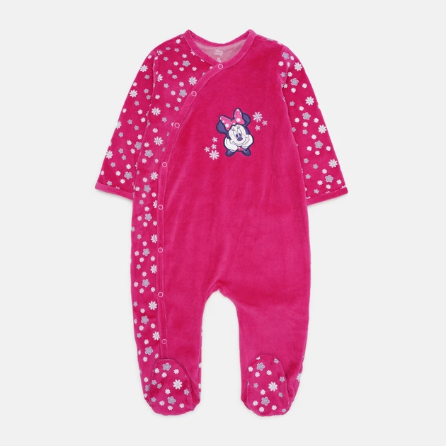 Детский комбинезон-слип для девочки Disney MinnieMouse DIS MF 51 05 A700 VELOUR 92 см Темно-Розовый (5904009173879) - Фото 1 Детский комбинезон-слип для девочки Disney MinnieMouse DIS MF 51 05 A700 VELOUR 92 см Темно-Розовый (5904009173879) - изображение 1