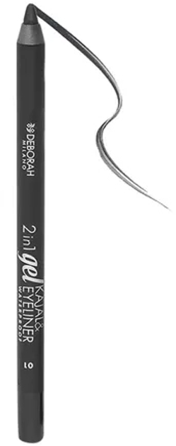 Олівець-кайал для очей Deborah 2 in 1 Kajal & Gel Eyeliner 02 (8009518223224) - зображення 1