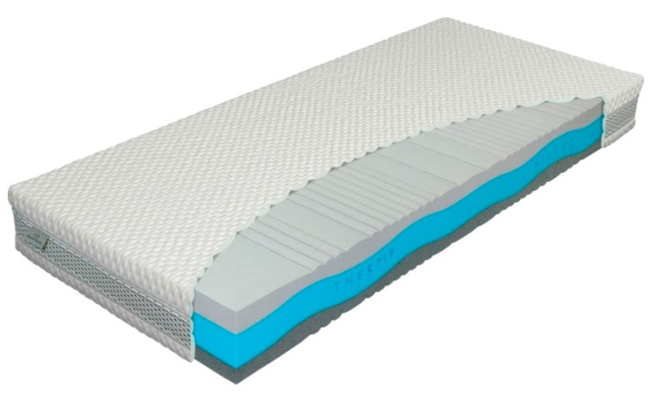 Матрац безпружинний Materasso Thermo Silver (Термо Сільвер) 140x200 см - зображення 1