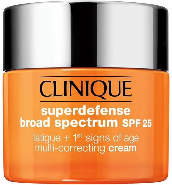Krem do twarzy Clinique Superdefense Broad Spectrum SPF25 Fatigue + First Signs Of Age Multi-correcting Cream 50 ml (20714904111) - obraz 1