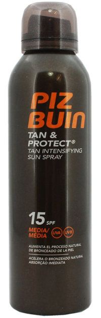 Spray do opalania Piz Buin Tan And Protect Tan Intensifying Sun Spray SPF15 150 ml (3574661373591) - obraz 1