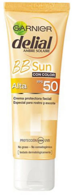 Сонцезахисний крем Garnier Delial Facial Bb Cream SPF50 50 мл (3600541274945) - зображення 1