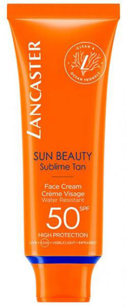 Сонцезахисний крем Lancaster Sun Beauty Crm Crema Facial SPF15 50 мл (3616302022496) - зображення 1