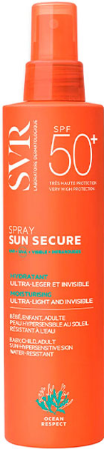 Сонцезахисний спрей Svr Sun Secure Spray Moisturiser SPF50+ 200 мл (3662361002146) - зображення 1