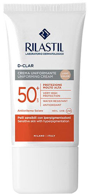 Сонцезахисний крем Rilastil D-Clar SPF50+ Light Cream 40 мл (8050444859506) - зображення 1