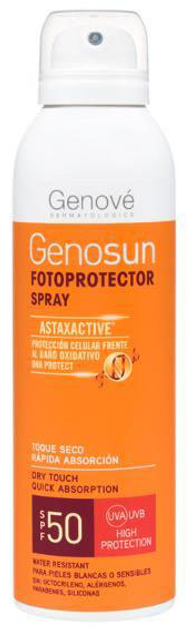 Сонцезахисний спрей Genove GenoSun Spray SPF50 200 мл (8423372801303) - зображення 1