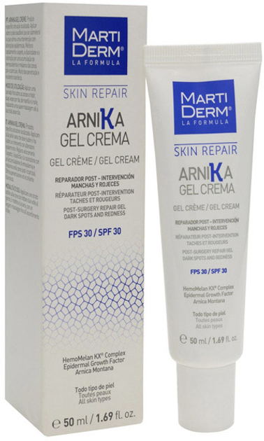 Сонцезахисний крем Martiderm Arnika gel Cream SPF30 50 мл (8437015942148) - зображення 1