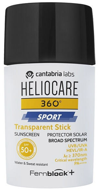 Сонцезахисний засіб Heliocare 360 SportSun Clear Stick SPF50+ 25 г (8470002024434) - зображення 1