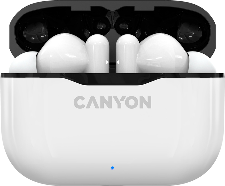 Słuchawki bezprzewodowe Canyon TWS-3 Białe(CNE-CBTHS3W) - obraz 2