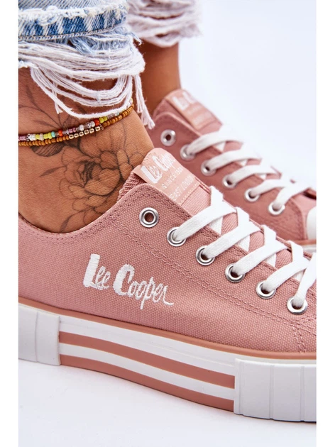 Trampki damskie Lee Cooper LCW-23-31-1804L 39 Różowe (5904292135257) - obraz 6