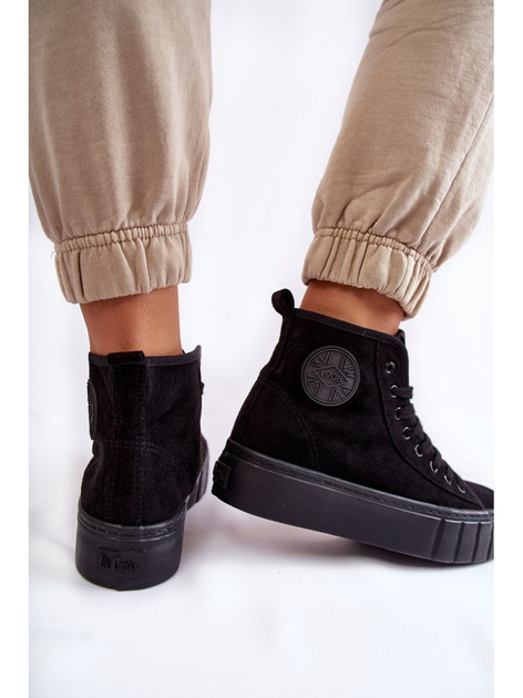 Tenisówki damskie za kostkę Lee Cooper LCJ-22-31-1432L 36 Czarne (5904292123940) - obraz 7