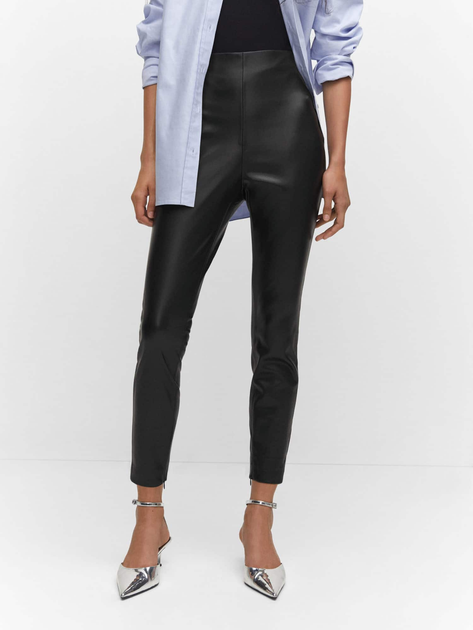 Mango Faux leather leggings - 57033803-99