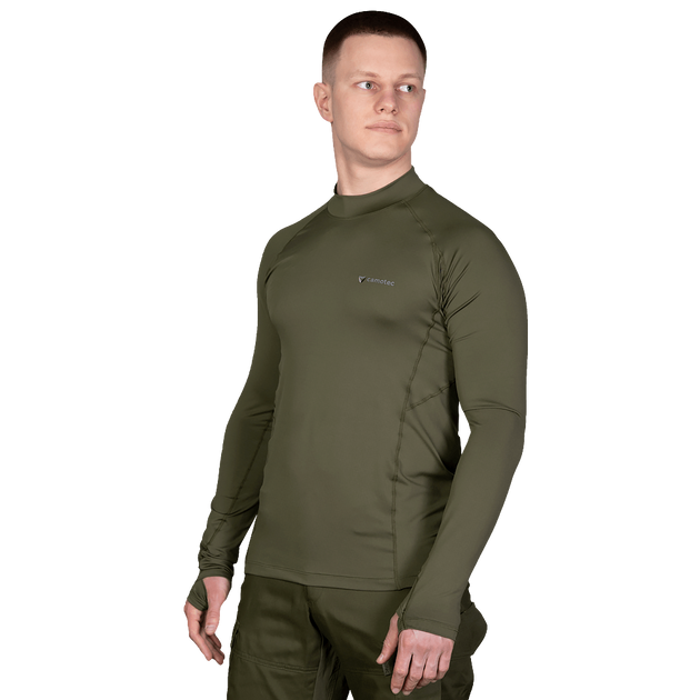 Лонгслив тактичечкий мужская футболка с длинным рукавом для силовых структур XXXL Олива (SK-N7065XXXLS) - изображение 2