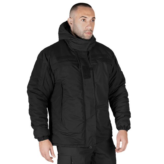 Куртка тактична польова зносостійка теплий верх для силових структур XL Чорний (SK-N6578XLS) - зображення 2