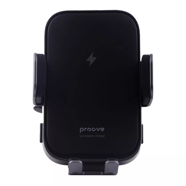 Автодержатель с Беспроводной Зарядкой Proove Triple Сlamp 15W 4.0-6.9" black - изображение 7