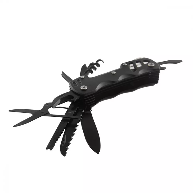 Мультитул Многофункциональный Multitool 9в1 в чехле black - изображение 4