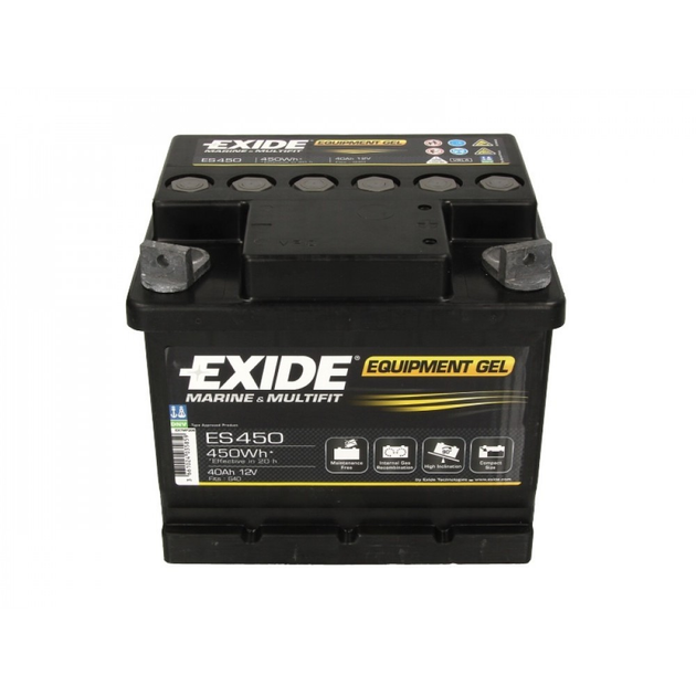 Гелевый аккумулятор Exide 12В 40Ач – фото, отзывы, характеристики в ...