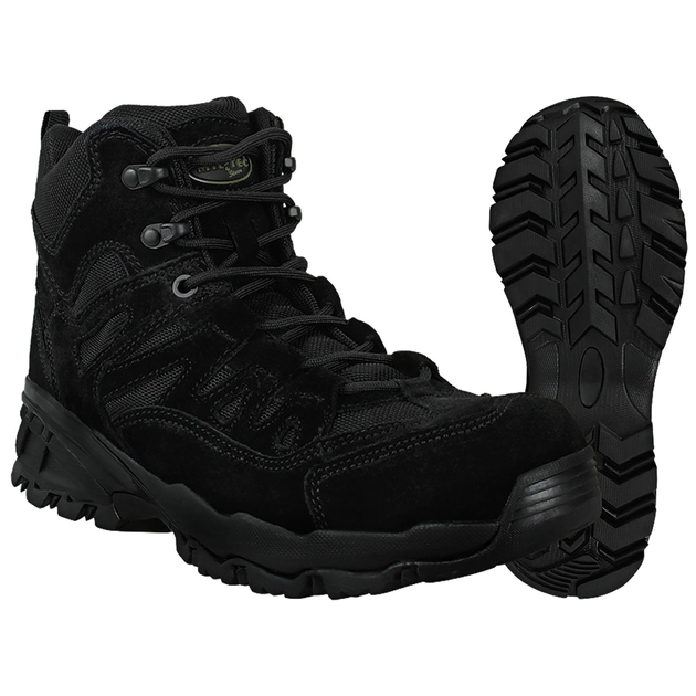 Ботинки тактические MIL-TEC Squad Boots 5 Inch Черный 42 - изображение 1