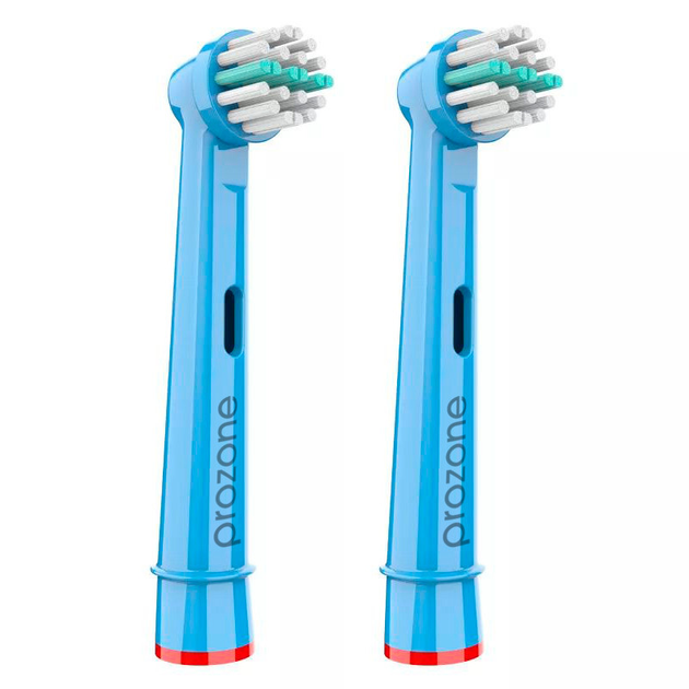 Насадки сумісні із зубною щіткою ORAL-B/Braun - ProZone Classic-Kids 2 шт Дитячі блакитні - зображення 1