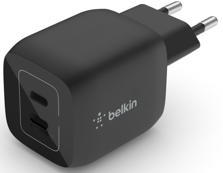Ładowarka Belkin 45W PD PPS Dual USB-C GaN (WCH011VFWH) - obraz 4