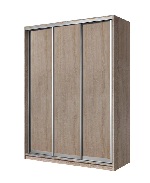Шкаф-купе трехдверный SENAM E-Line 180х60х240 см Дуб Винтаж оксид
